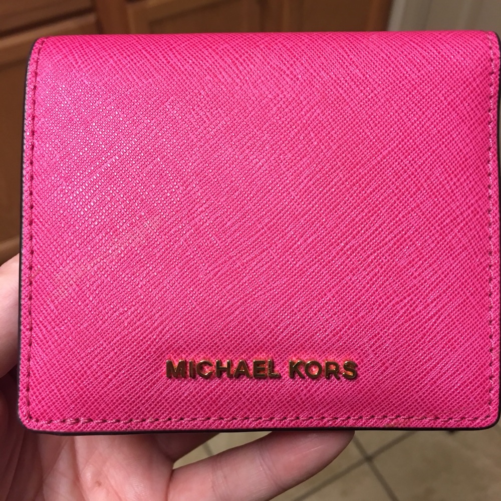 Pink/Gold Michael Kors wallet